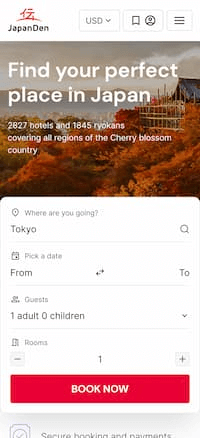 JapanDen mobile screenshot